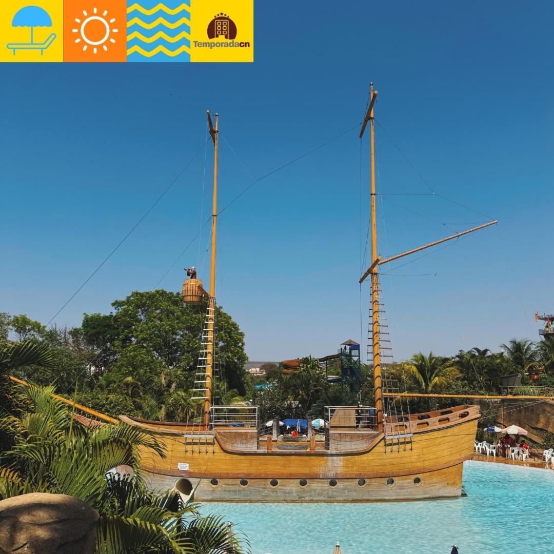 Aparthotel Diroma Spazzio Com Acesso Ao Acqua Park - Temporadacn Adriele